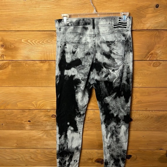 Revice Denim Womens Tie Dye Jeans American Flag Distressed Trendy Women's 31 USA - Picture 6 of 9